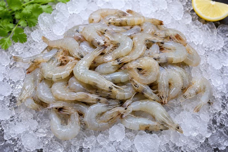 White Prawns — Small (With Head)